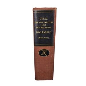 VTG 1937 USA Trilogy 42nd Parallel 1919 The Big Money John Dos Passos HC Book